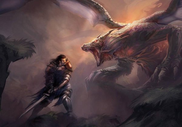 Рыцарь против дракона