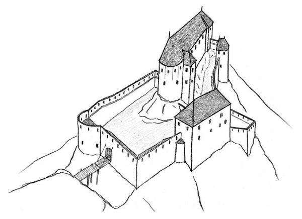 Замок феодала раннего средневековья