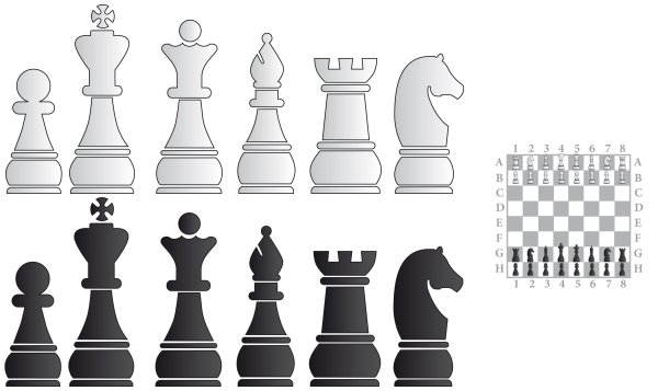 Ферзь шахматы сбоку