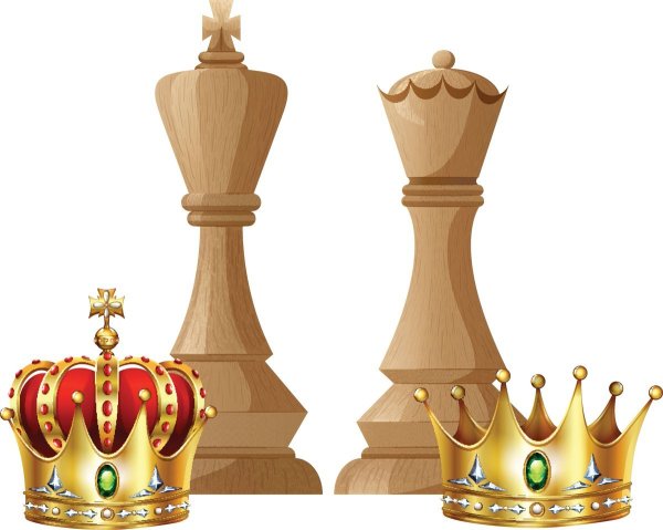 Фигуры ферзь и Король шахматные и Король
