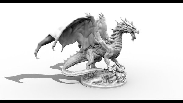 3д модель дракона для 3д принтера