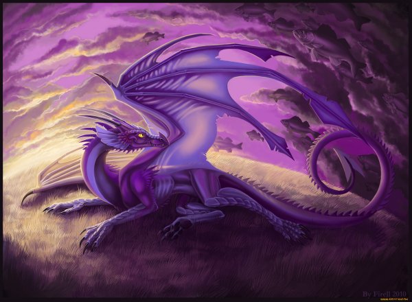 Лиловый дракон