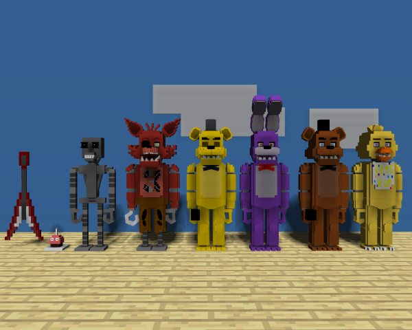 АНИМАТРОНИКИ FNAF 2 Minecraft