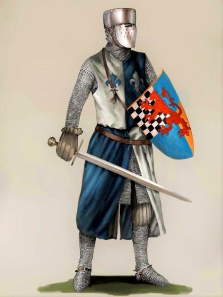 Доспех европейского рыцаря 12 века