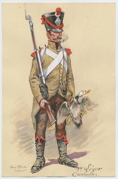 Французские солдаты 19 века в наполеоновской армии