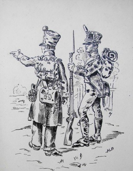 Иллюстрация Франции солдаты