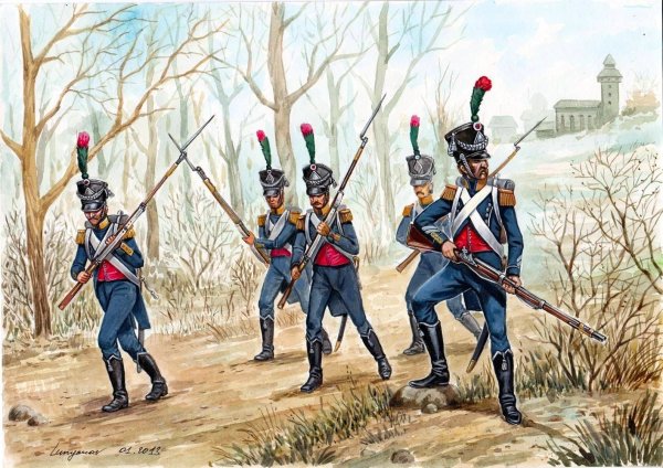 Прусская пехота 1812
