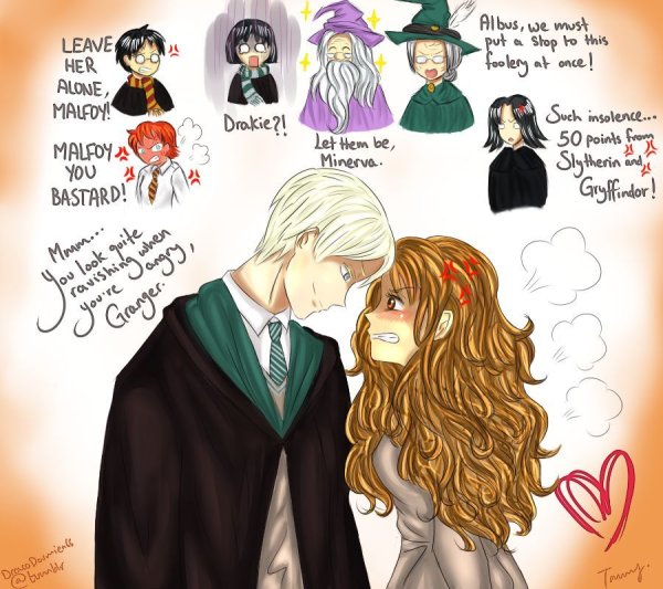 Draco Malfoy x Harry Potter комикс