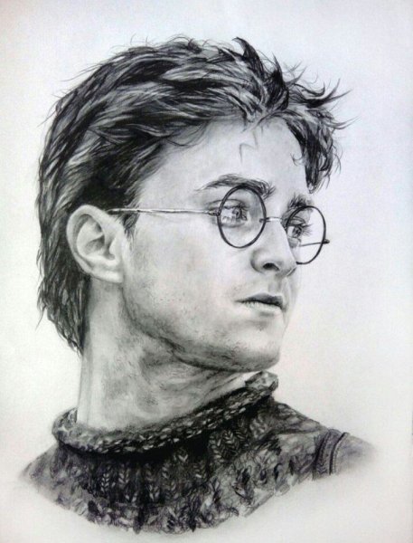 Скетч-портрет Гарри Поттера