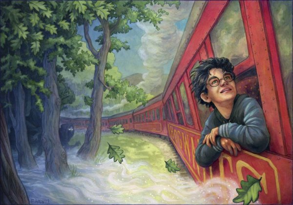 Гарри Поттер иллюстрации из книги