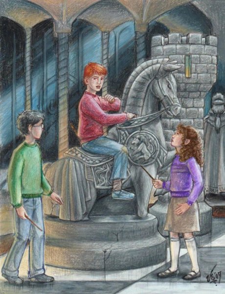 Гарри Поттер иллюстрации по книге философский камень