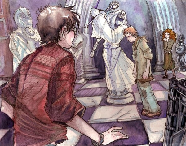 Иллюстрации из книги Гарри Поттер и философский камень