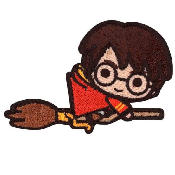 Гарри Поттер на метле рисунок
