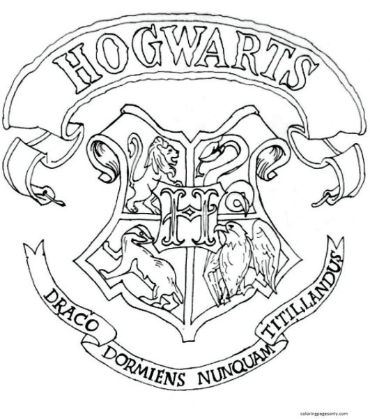Гарри Поттер гербы факультетов Хогвартса