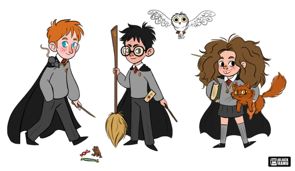 Мультяшные герои Гарри Поттера