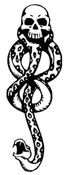 Рисунки гарри поттер змеи