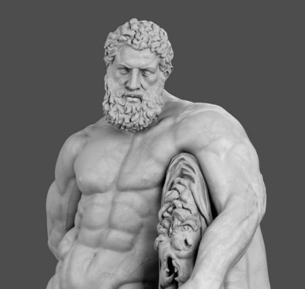 Скульптуры древней Греции Геркулес