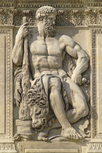 Статуи богов древней Греции Геракл