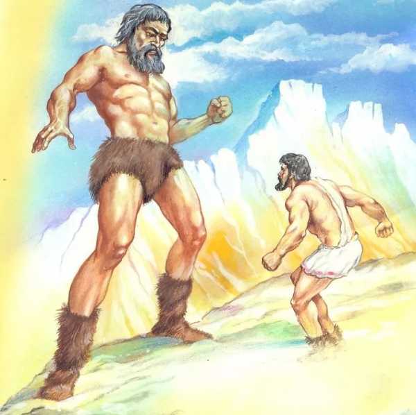 Геракл сражается с богами против гигантов