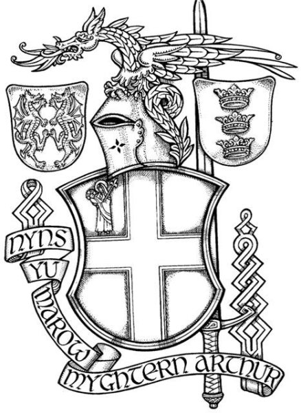Герб короля Артура рисунок