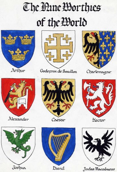 Рисунки герб короля артура