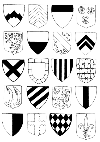 Рисунки герб рыцаря