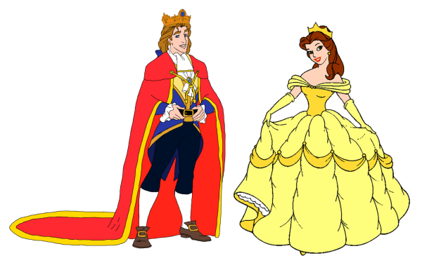 Сказочные принц и принцесса