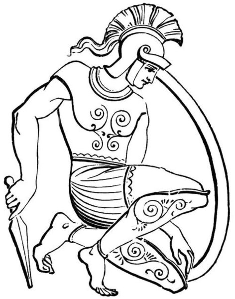 Бог Персей древней Греции изображение древнегреческих богов