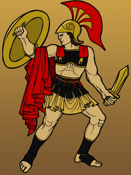 Ахиллес Бог древней Греции
