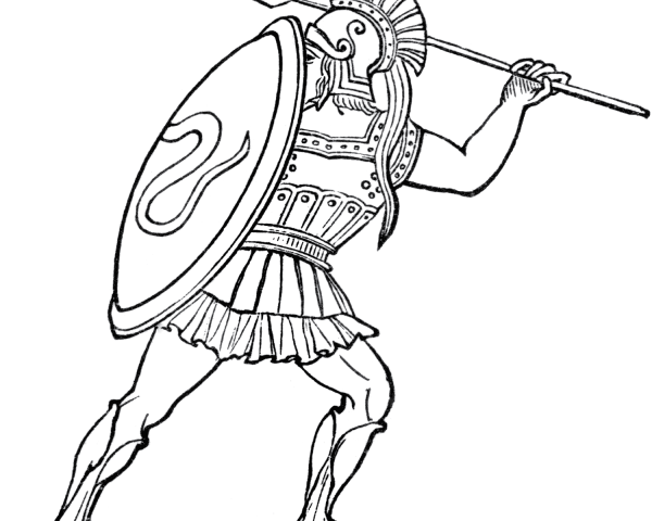 Греческий воин гоплит