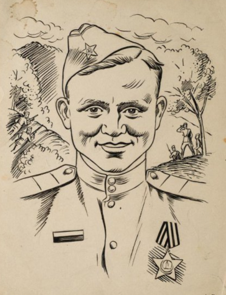 Портрет солдата Великой Отечественной войны