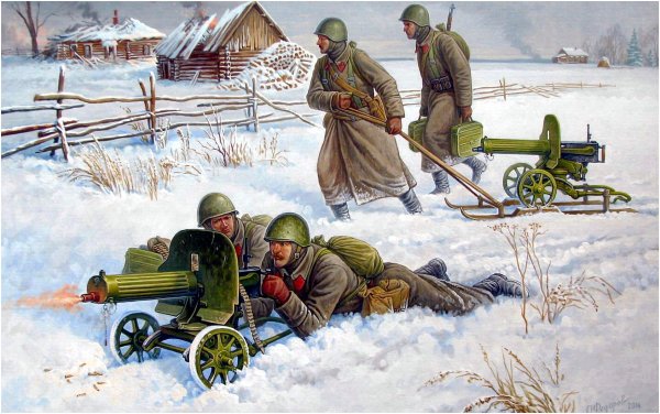 Пулеметчик Великая Отечественная война 1941