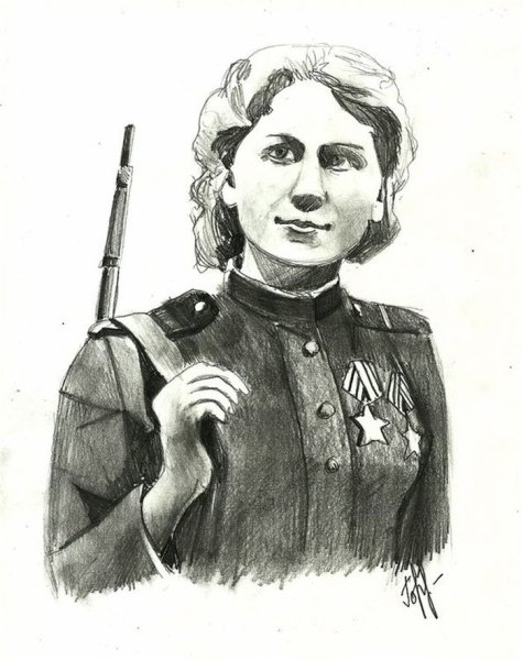 Женщина на войне рисунки
