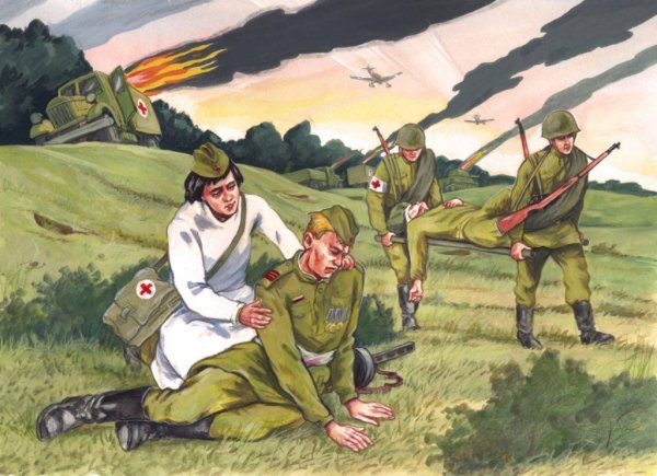 Иллюстрации на военную тему