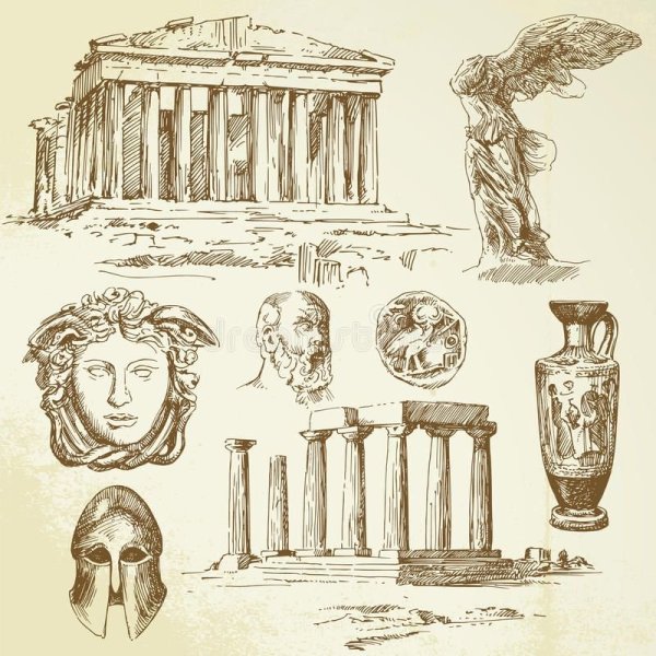 Предметы в античном стиле