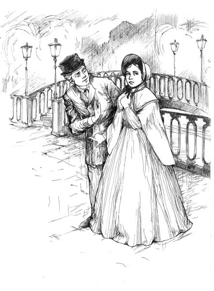 Иллюстрации к произведению Достоевского белые ночи