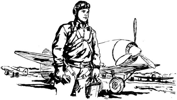 Иллюстрации лётчик великкая Отечественная война