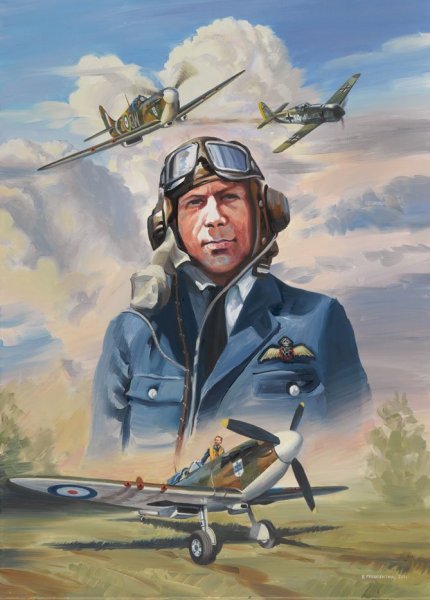 Советский летчик портрет