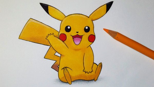 Рисунки карандашом покемоны Пикачу