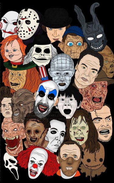 Персонажи всех фильмов ужасов