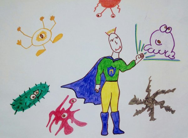 Рисование супергероев для детей в детском саду