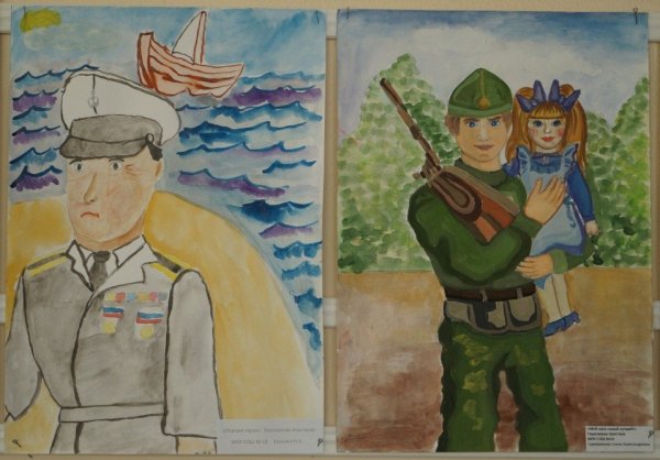 Конкурс рисунков защитники Отечества