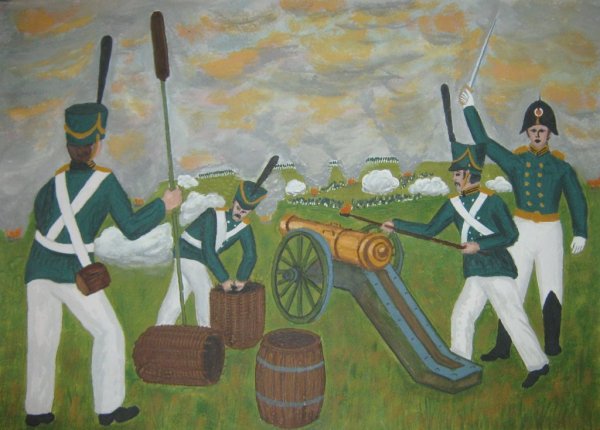 Рисунки Бородинская битва 1812 года