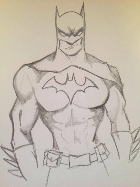 Бэтмен нарисовать