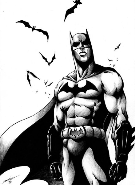 Бэтмен рисунок