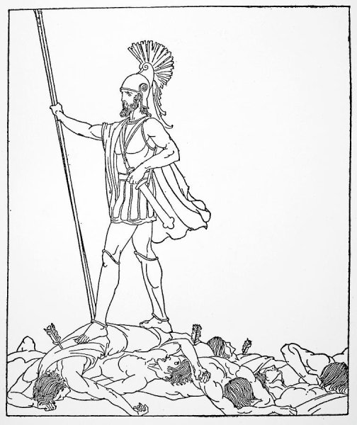 Илиада и Одиссея Гомера иллюстрации