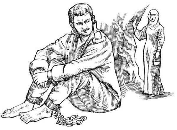 Иллюстрации кавказский пленник толстой 5 класс