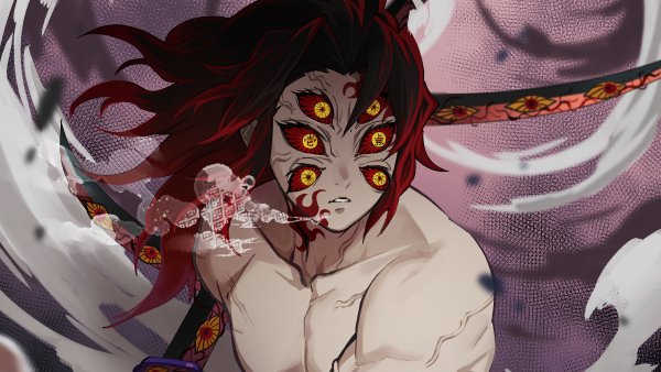 Демон Slayer Kimetsu Кокушибо