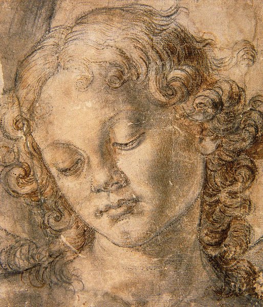 Леонардо да Винчи голова ангела