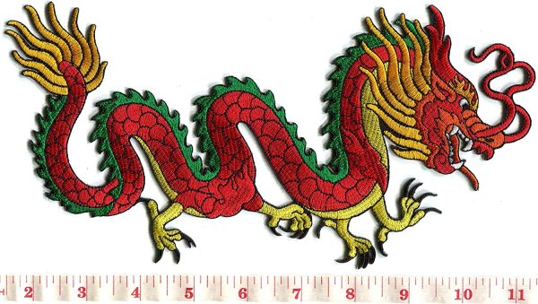 Рисунок императора древнего Китая или китайского дракона